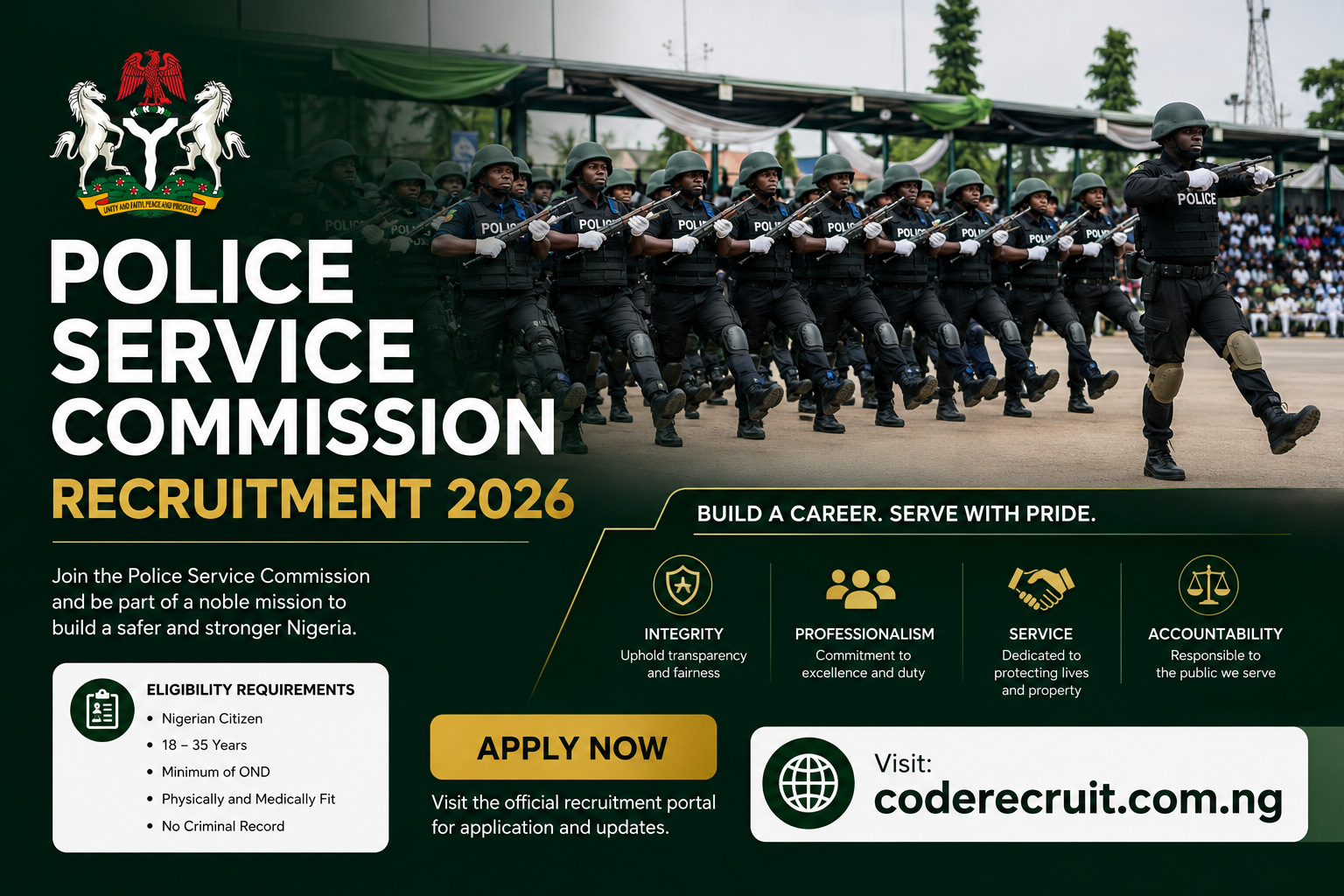 police service commission recruitment